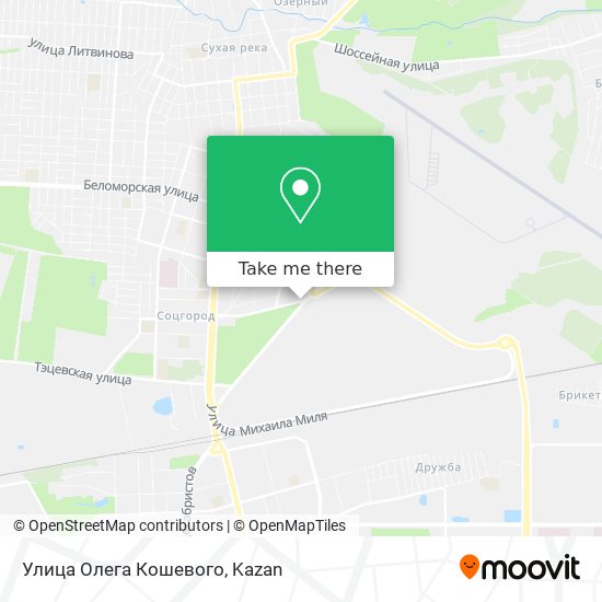 Улица Олега Кошевого map