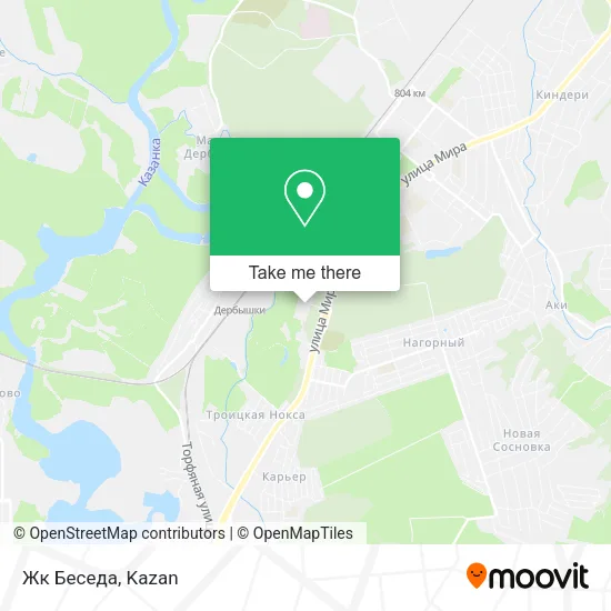 Жк Беседа map