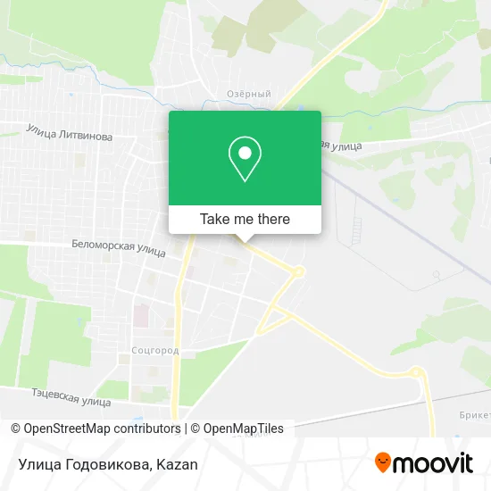 Улица Годовикова map
