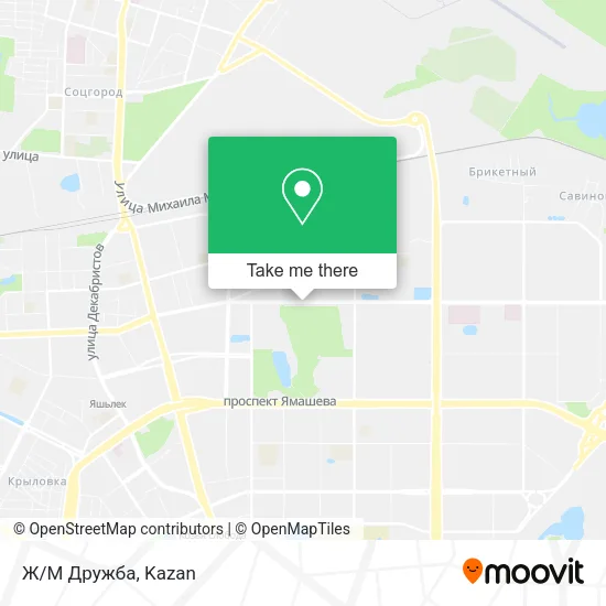 Ж/М Дружба map