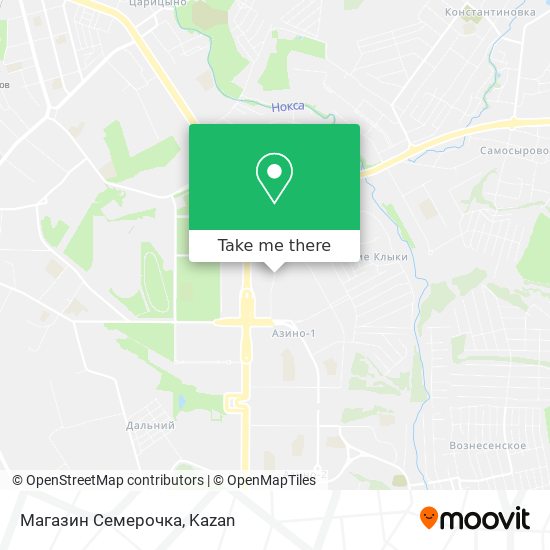 Магазин Семерочка map