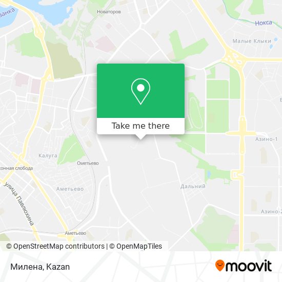 Милена map