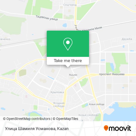 Улица Шамиля Усманова map