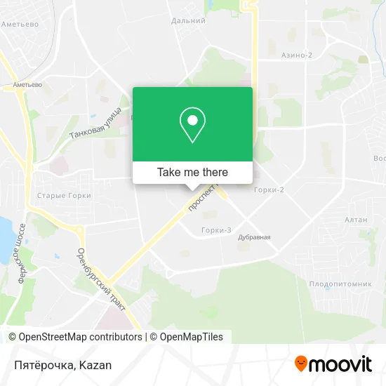 Пятёрочка map