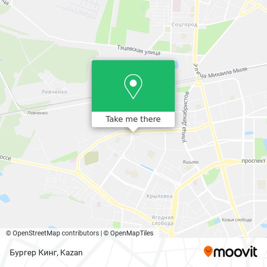 Бургер Кинг map