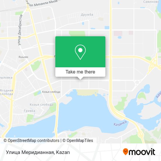 Улица Меридианная map