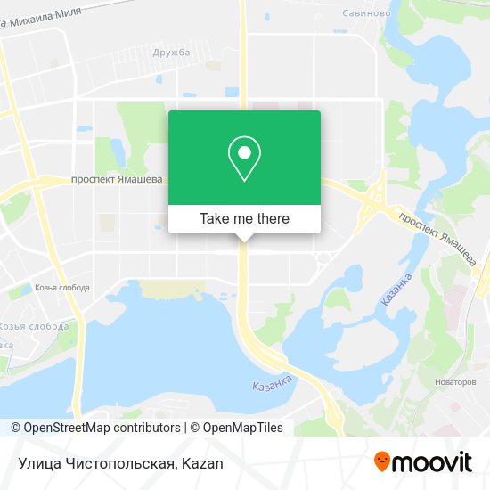 Улица Чистопольская map