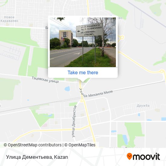 Улица Дементьева map