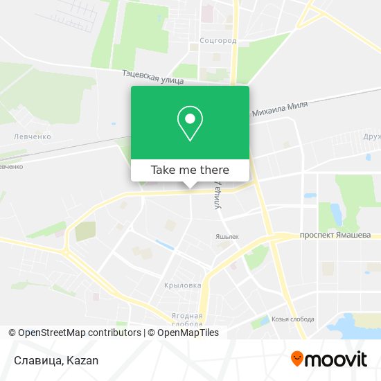 Славица map