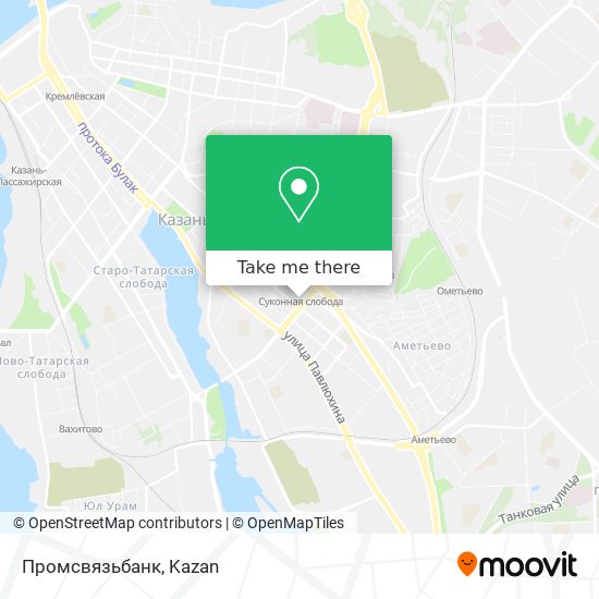 Промсвязьбанк map