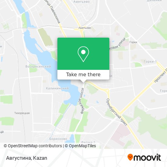 Августина map