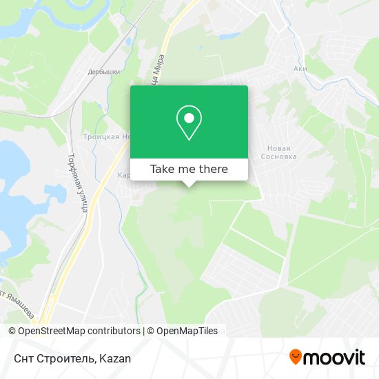 Снт Строитель map