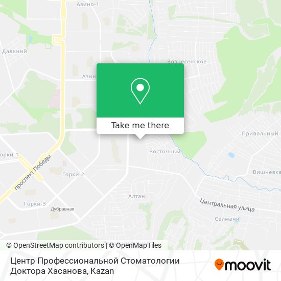 Центр Профессиональной Стоматологии Доктора Хасанова map