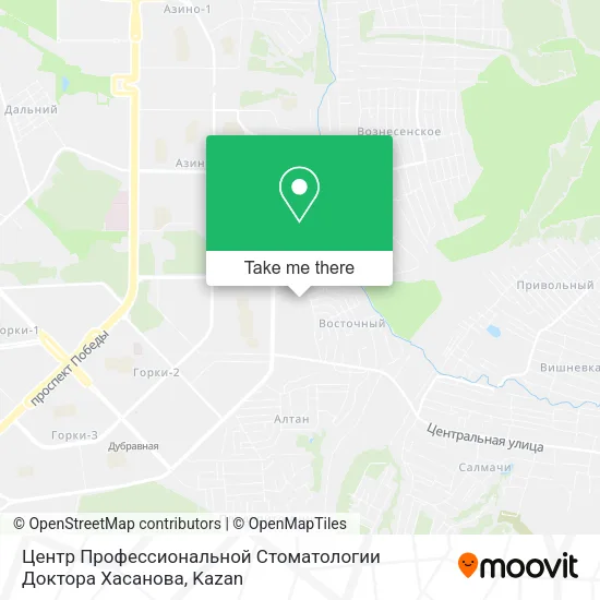 Центр Профессиональной Стоматологии Доктора Хасанова map