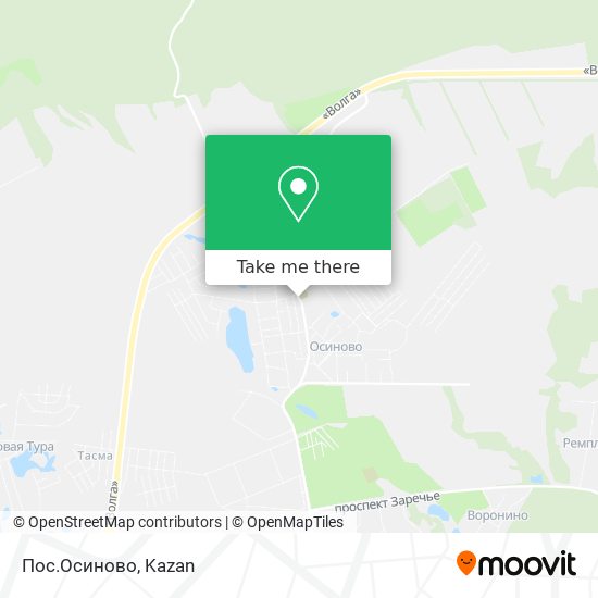 Пос.Осиново map