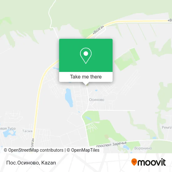 Пос.Осиново map