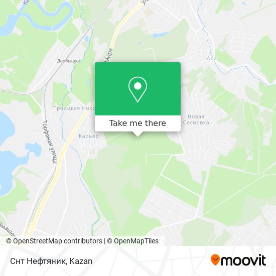 Снт Нефтяник map