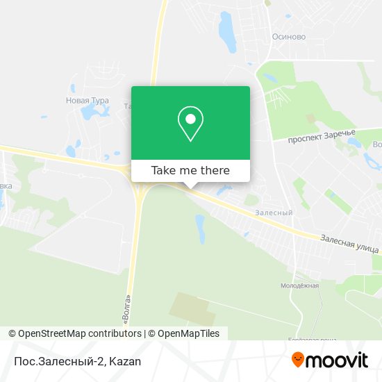 Пос.Залесный-2 map