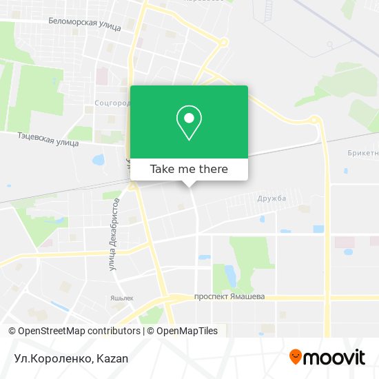 Ул.Короленко map