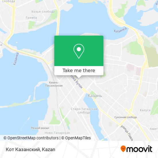 Кот Казанский map