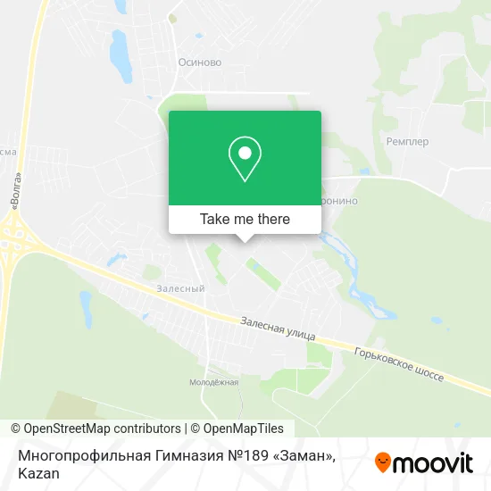 Многопрофильная Гимназия №189 «Заман» map