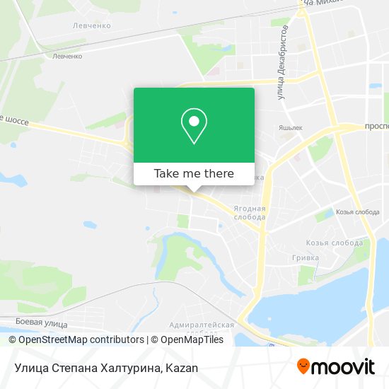 Улица Степана Халтурина map