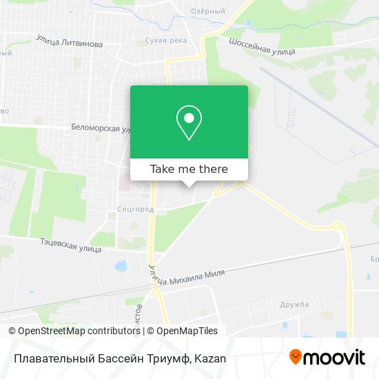 Плавательный Бассейн Триумф map