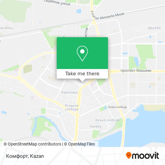 Комфорт map