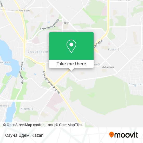 Сауна Эдем map