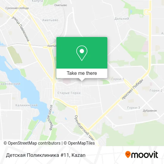 Детская Поликлиника #11 map