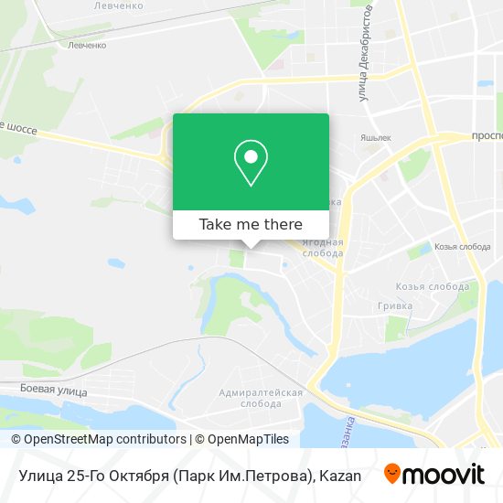 Улица 25-Го Октября (Парк Им.Петрова) map