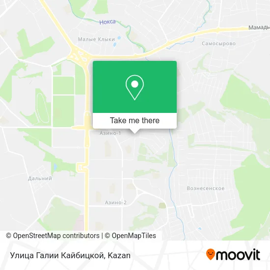 Улица Галии Кайбицкой map