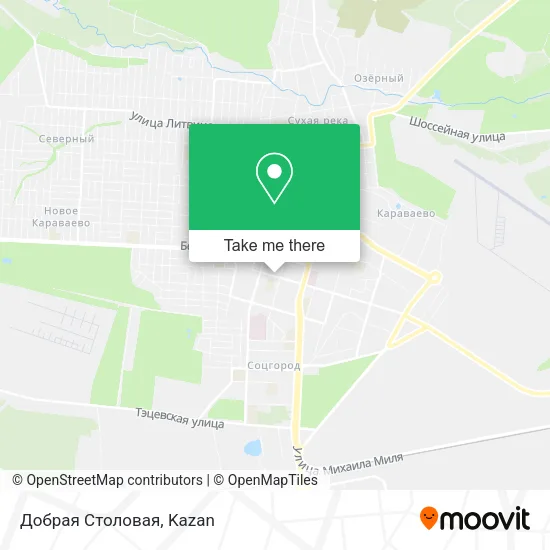 Добрая Столовая map