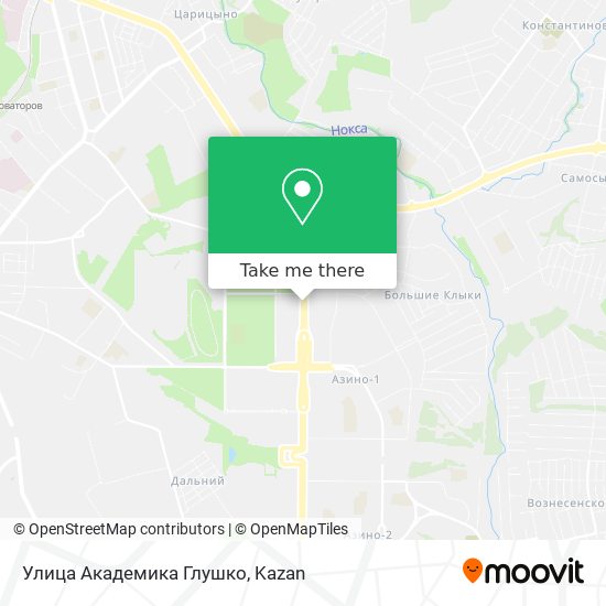 Улица Академика Глушко map