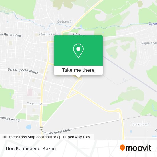 Пос.Караваево map