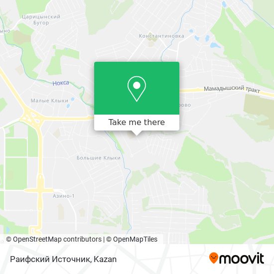 Раифский Источник map