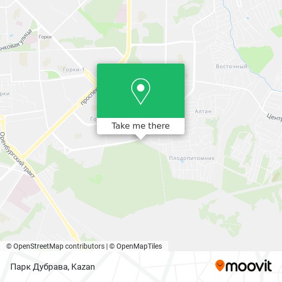 Парк Дубрава map