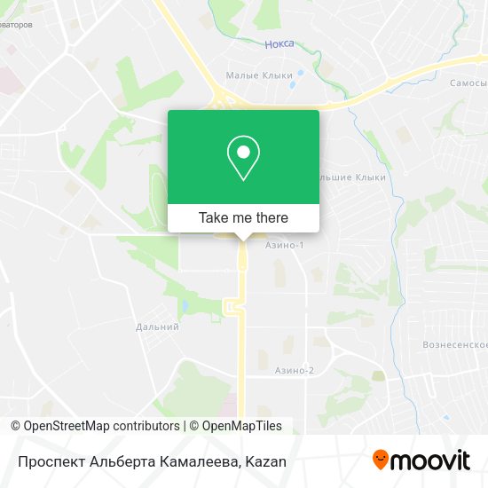 Проспект Альберта Камалеева map
