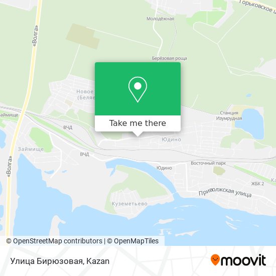 Улица Бирюзовая map