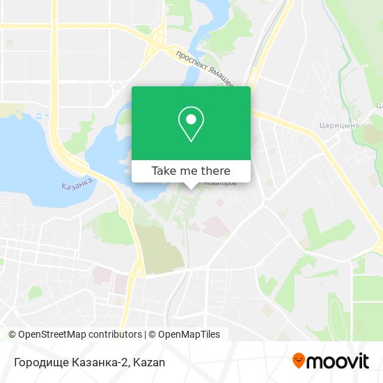 Городище Казанка-2 map