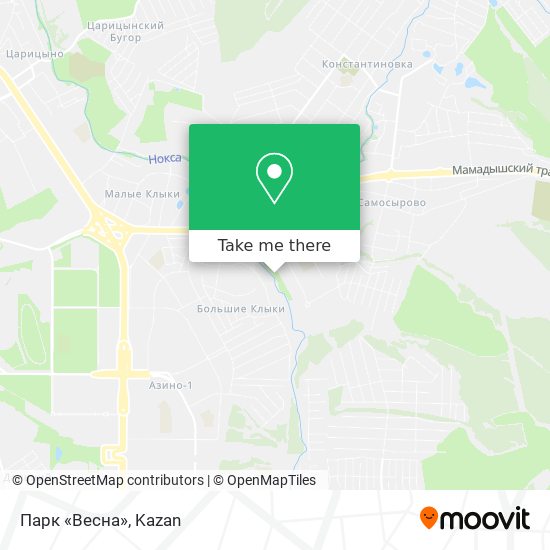 Парк «Весна» map