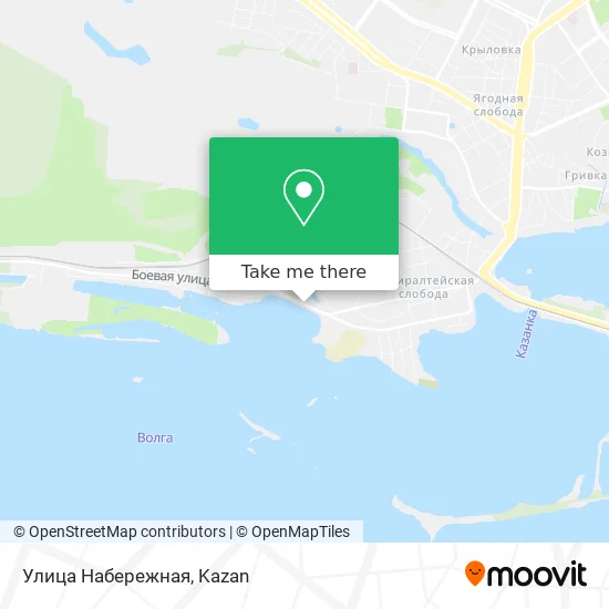Улица Набережная map