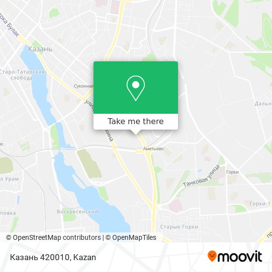 Казань 420010 map