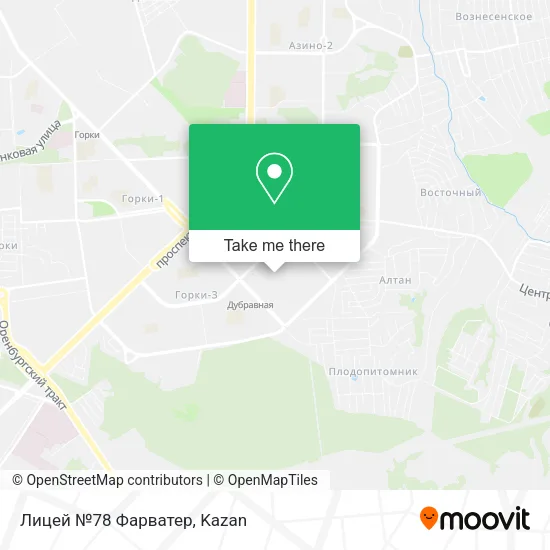 Лицей №78 Фарватер map