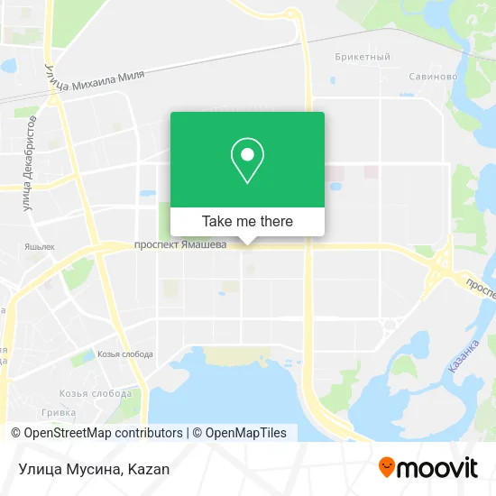 Улица Мусина map
