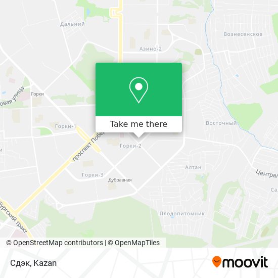 Сдэк map