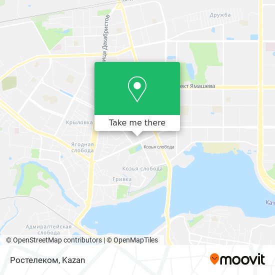 Ростелеком map