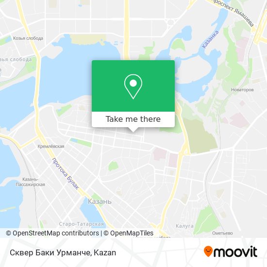 Сквер Баки Урманче map