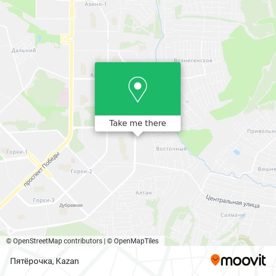 Пятёрочка map