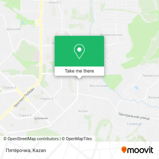 Пятёрочка map